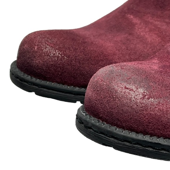 B.O.C Born Concept Burgundy Leather Charon Ankle Booties Boots Size 8.5M - Picture 7 of 16